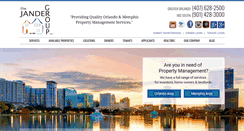 Desktop Screenshot of jandergroup.com